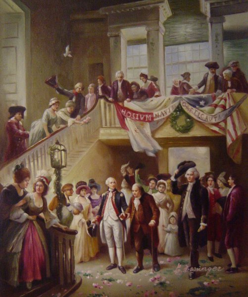 Constitutional Convention. The painting by Jean Leon Gerome Ferris