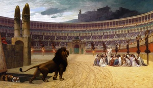 Jean-Leon Gerome, The Christian Martyrs' Last Prayer, Painting on canvas