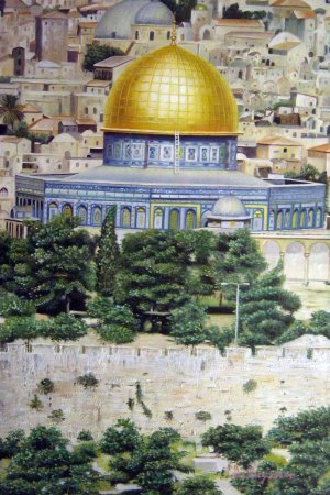 Our Originals, Jerusalem, Painting on canvas