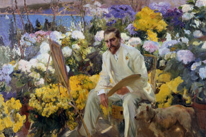 Joaquin Sorolla y Bastida, Louis Comfort Tiffany, Painting on canvas