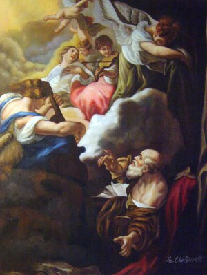 Johann Liss, The Ecstasy Of St Paul, Painting on canvas