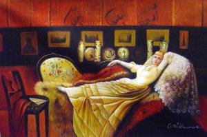 John Atkinson Grimshaw, Day Dreams, Painting on canvas