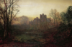 Reproduction oil paintings - John Atkinson Grimshaw - October Afterglow