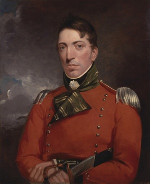 John Constable, Captain Richard Gubbins, Painting on canvas