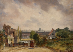 Reproduction oil paintings - John Constable - Sir Richard Steele's Cottage, Hampstead