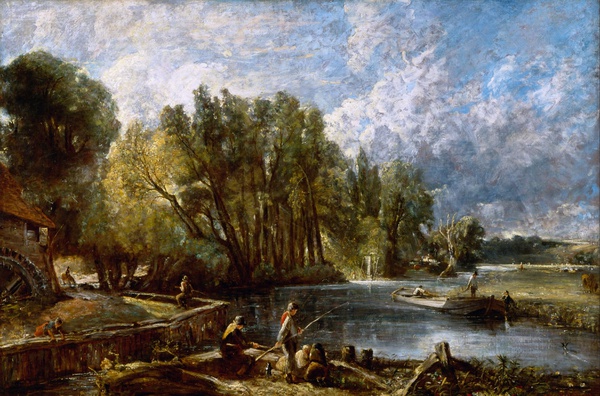 Stratford Mill. The painting by John Constable