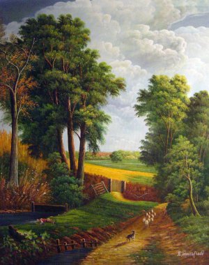 John Constable, The Cornfield, Art Reproduction