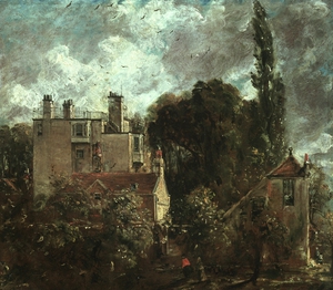 John Constable, The Grove, or the Admiral's House in Hampstead, Painting on canvas