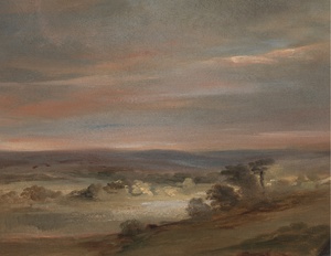 John Constable, View on Hampstead Heath, Early Morning, Art Reproduction