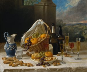 Famous paintings of Still Life: Luncheon Still Life