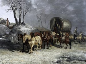 Famous paintings of Horses-Equestrian: Deacon & Co Carriers