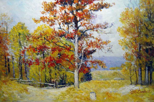 Early Autumn. The painting by John Joseph Enneking