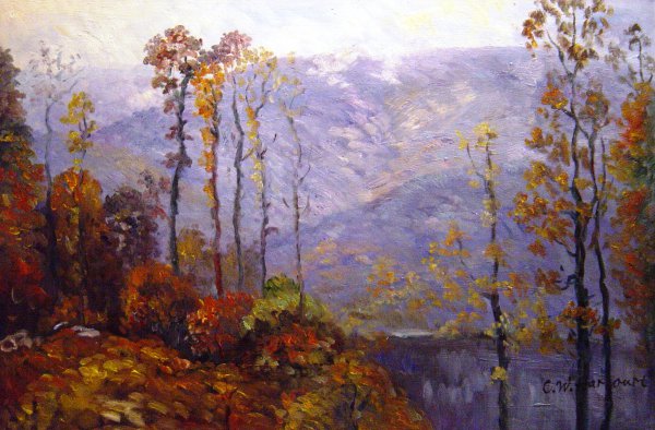 View Of Mount Chocorua. The painting by John Joseph Enneking