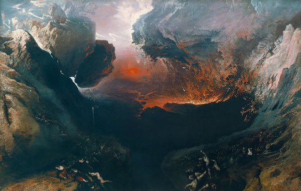 The Great Day of His Wrath. The painting by John Martin