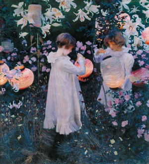 Famous paintings of Children: A Carnation, Lily, Lily, Rose