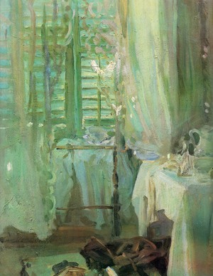 A Hotel Room, John Singer Sargent, Art Paintings
