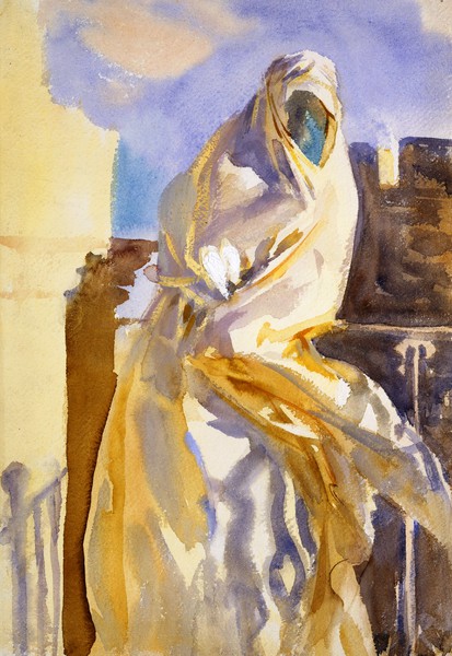 Arab Woman. The painting by John Singer Sargent