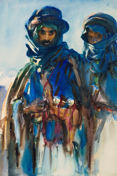 Bedouins. The painting by John Singer Sargent