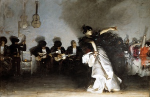 John Singer Sargent, El Jaleo, Painting on canvas