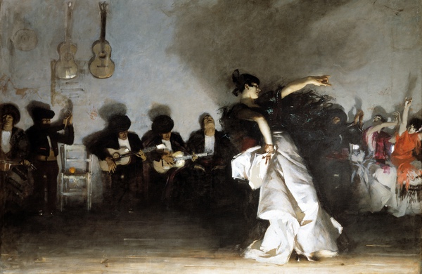 El Jaleo. The painting by John Singer Sargent