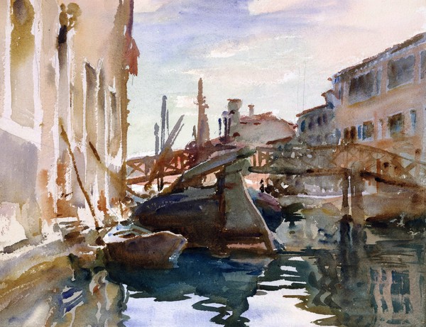 Giudecca. The painting by John Singer Sargent