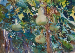 John Singer Sargent, Gourds, Painting on canvas