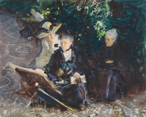 John Singer Sargent, In the Generalife, Painting on canvas