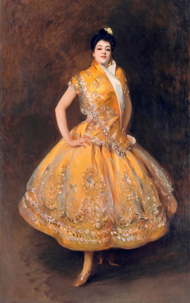 La Carmencita. The painting by John Singer Sargent