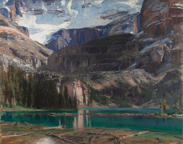 Lake O'Hara. The painting by John Singer Sargent