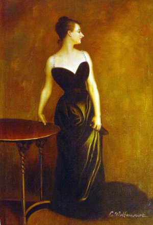 John Singer Sargent, Madame X, Painting on canvas