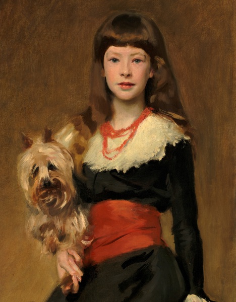 Miss Beatrice Townsend. The painting by John Singer Sargent