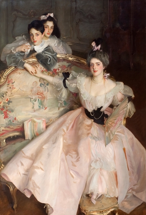 John Singer Sargent, Mrs Carl Meyer and Her Children, Painting on canvas