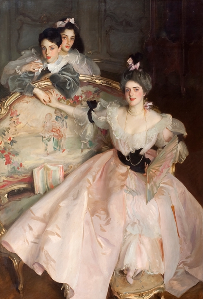 Mrs Carl Meyer and Her Children. The painting by John Singer Sargent
