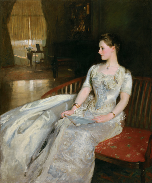 Mrs. Cecil Wade. The painting by John Singer Sargent