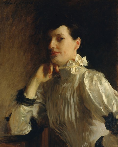 Mrs. Henry Galbraith Ward. The painting by John Singer Sargent