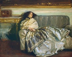 John Singer Sargent, Nonchaloir, Painting on canvas