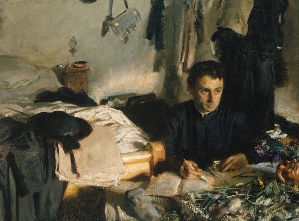 Padre Sebastiano. The painting by John Singer Sargent