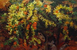John Singer Sargent, Pomegranates 2, Painting on canvas
