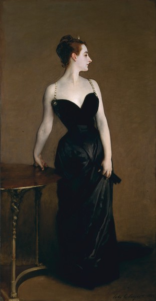 Portrait of Madame X (Madame Pierre Gautreau). The painting by John Singer Sargent