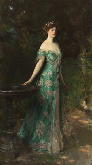 John Singer Sargent, Portrait of Millicent Leveson-Gower, Duchess of Sutherland, Painting on canvas