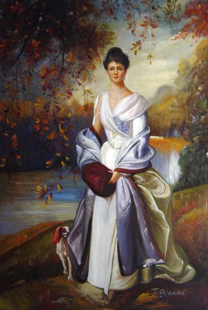 John Singer Sargent, Portrait of Pauline Astor, Painting on canvas