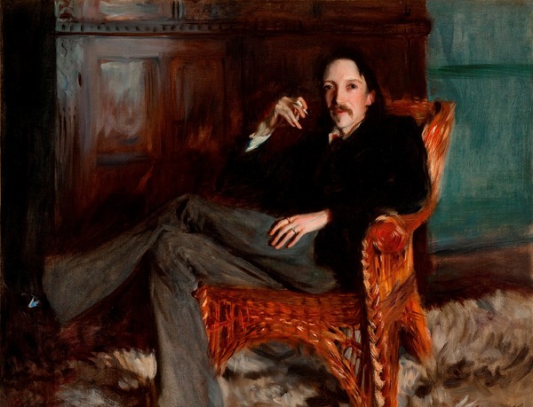 Robert Louis Stevenson. The painting by John Singer Sargent