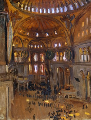 John Singer Sargent, Santa Sofia, Painting on canvas