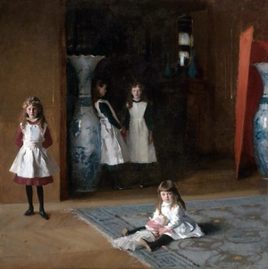 John Singer Sargent, The Daughters of Edward Darley Boit, Painting on canvas