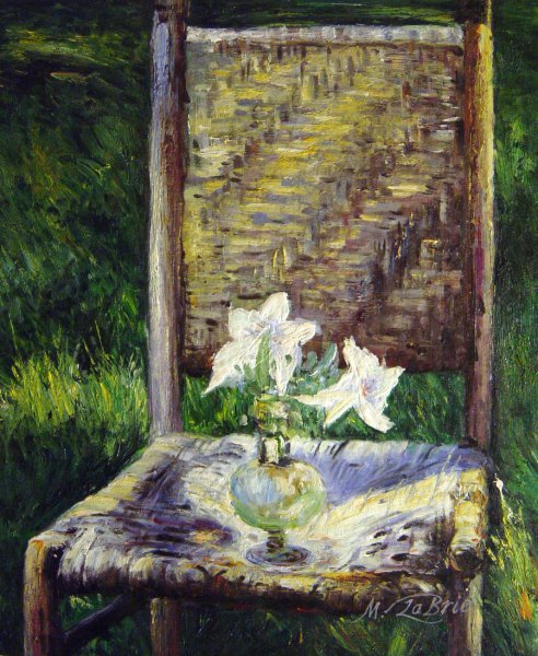 The Old Chair. The painting by John Singer Sargent