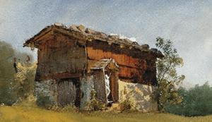 John Singer Sargent, Tyrolean Shrine, Painting on canvas