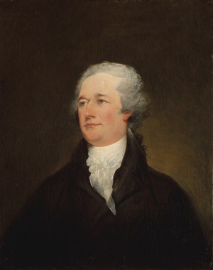 Famous paintings of Men: Alexander Hamilton 1