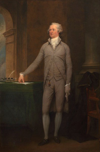Alexander Hamilton 2. The painting by John Trumbull