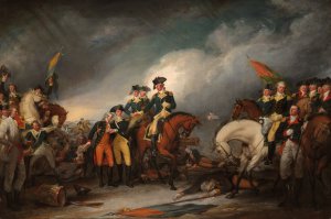 John Trumbull, The Capture of the Hessians at Trenton, December 26, 1776, Painting on canvas