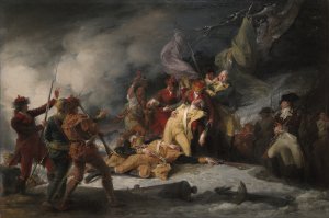Reproduction oil paintings - John Trumbull - The Death of General Montgomery in the Attack on Quebec